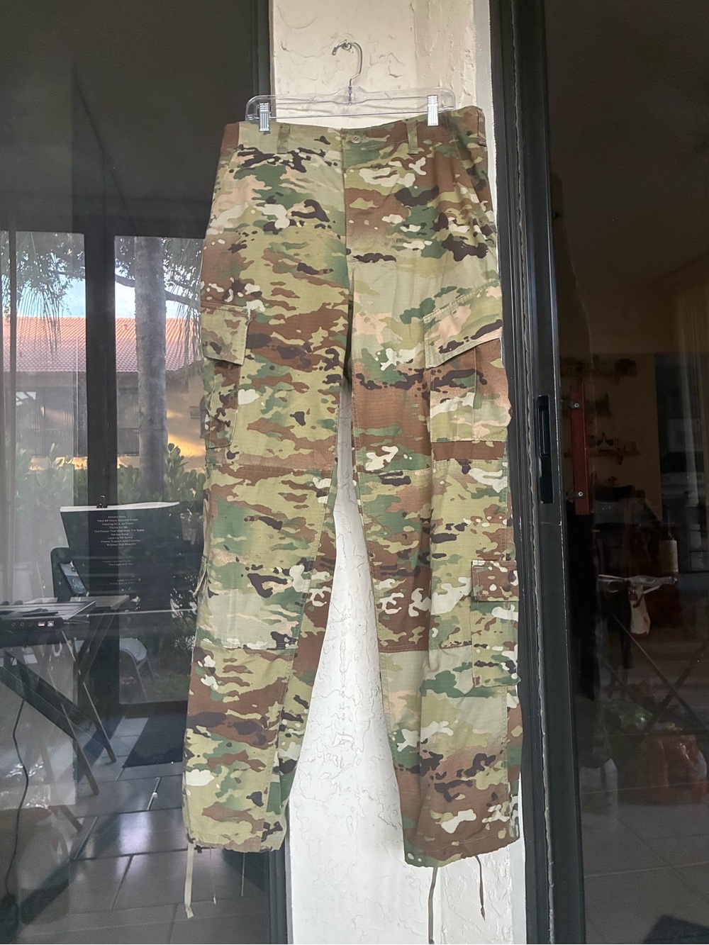US Army OCP Camo Cargo Pants Medium Long Utility Combat Trousers